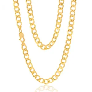 9ct Yellow Gold 55cm Curb Chain Shiels