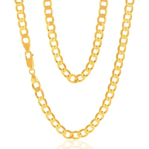 9ct Yellow Gold 55cm Curb Chain Shiels