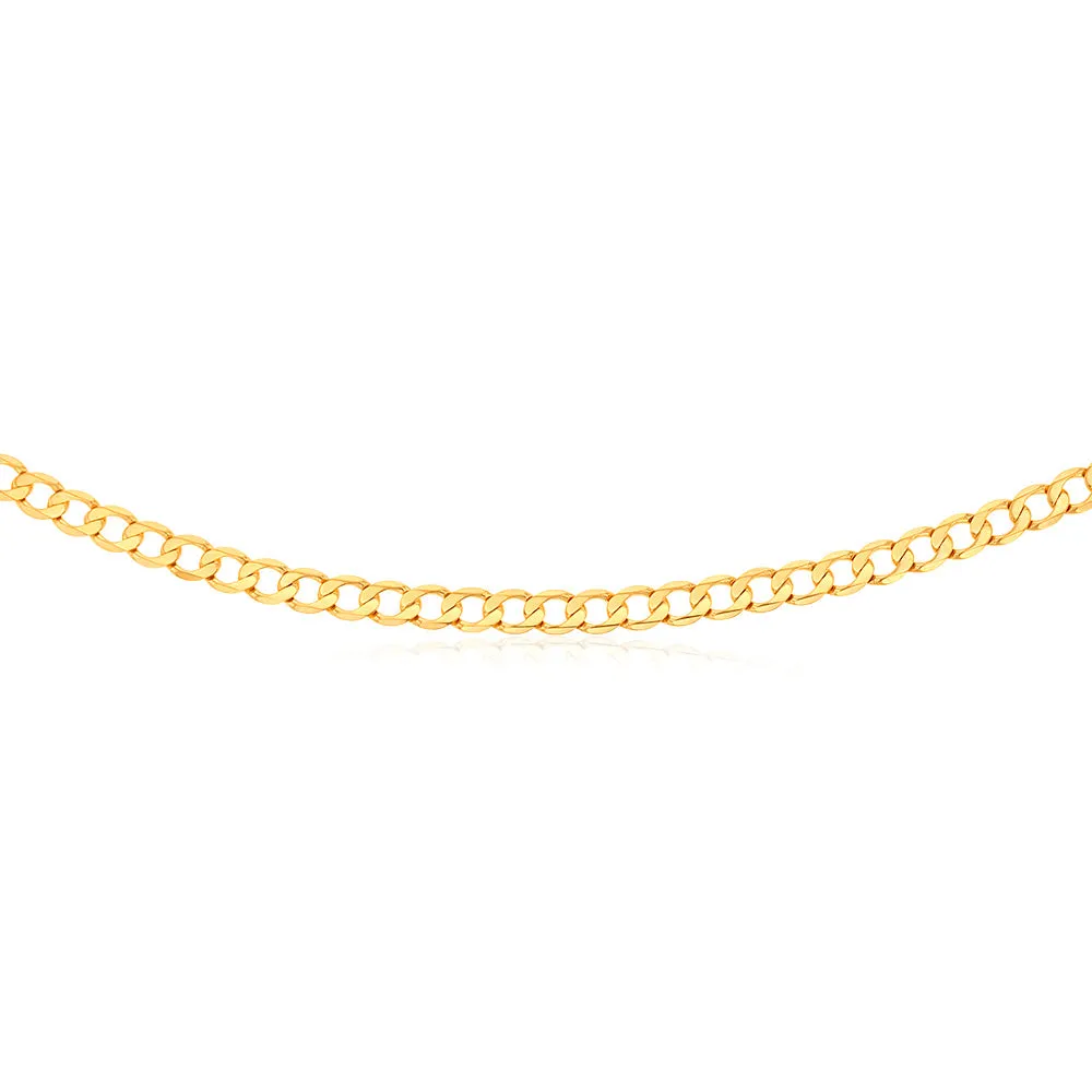 9ct Yellow Gold 55cm Curb Chain Shiels