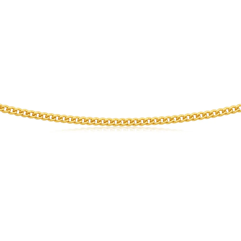 9ct Yellow Gold 80cm 80 Gauge Curb Chain Shiels