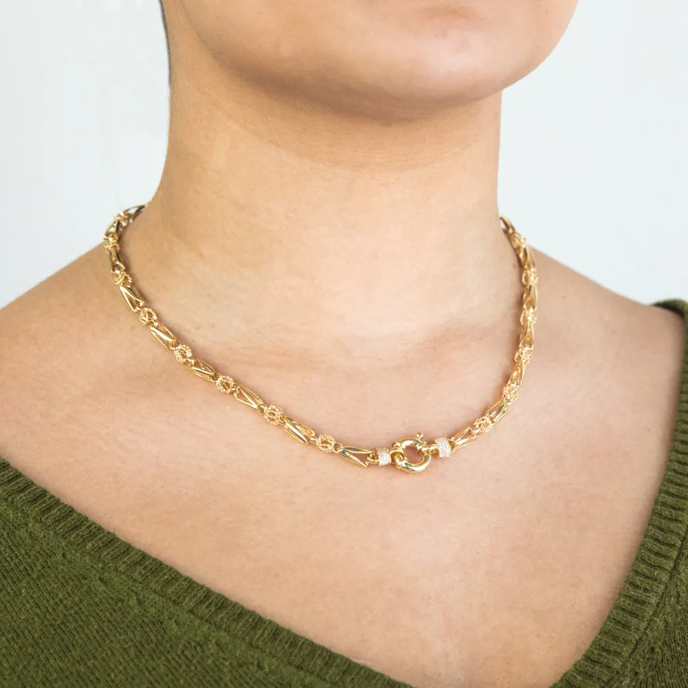 9ct Yellow Gold Alluring Fancy Chain Shiels