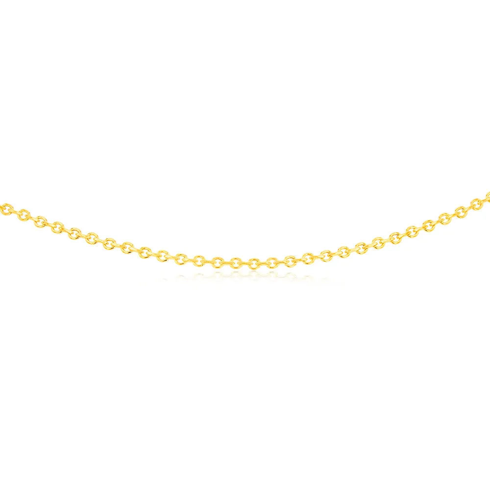 9ct Yellow Gold Belcher 45cm Chain Shiels