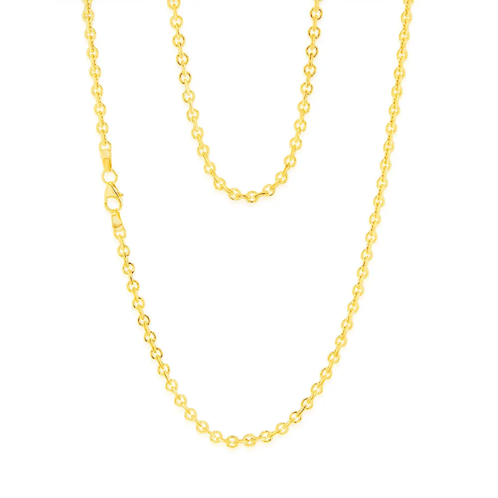 9ct Yellow Gold Belcher 45cm Chain Shiels