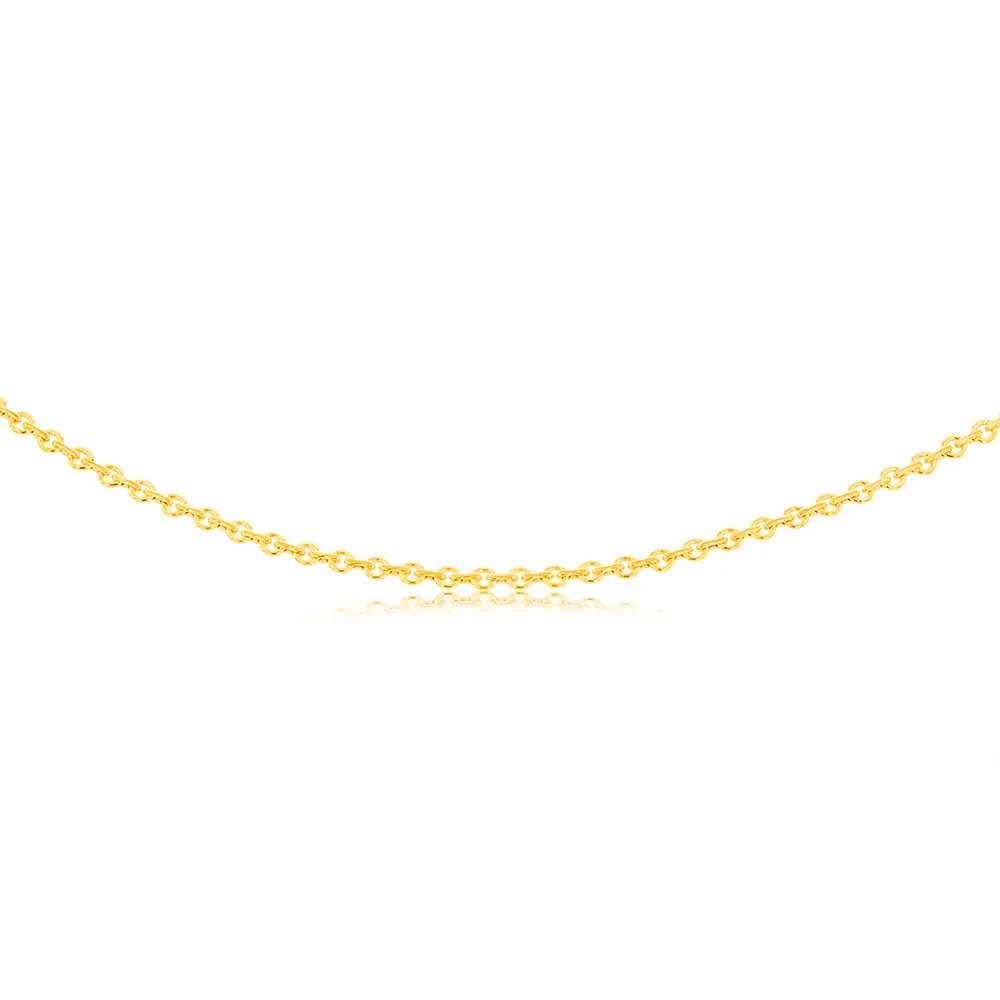 9ct Yellow Gold Belcher 45cm Chain Shiels