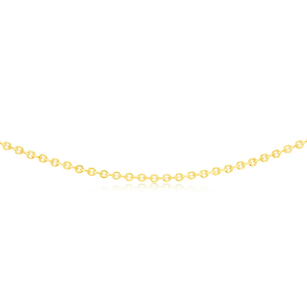 9ct Yellow Gold Belcher 45cm Chain Shiels