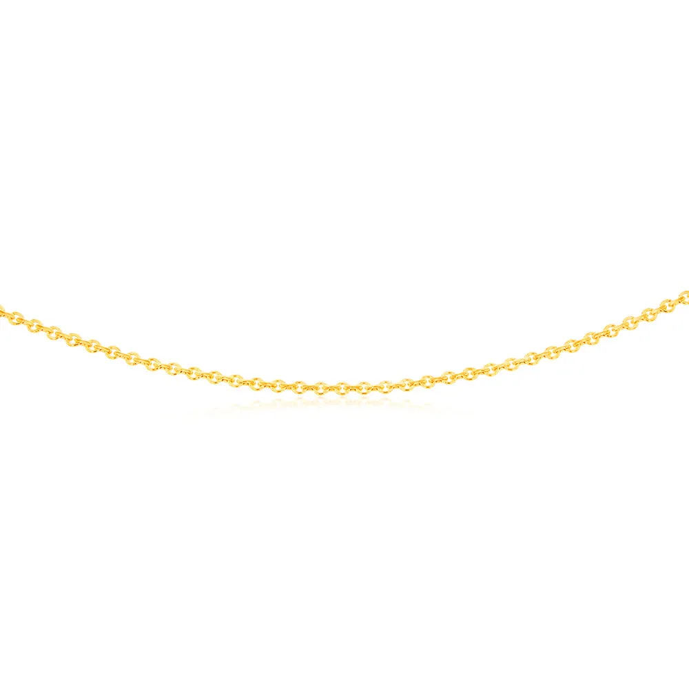 9ct Yellow Gold Belcher 45cm Chain Shiels
