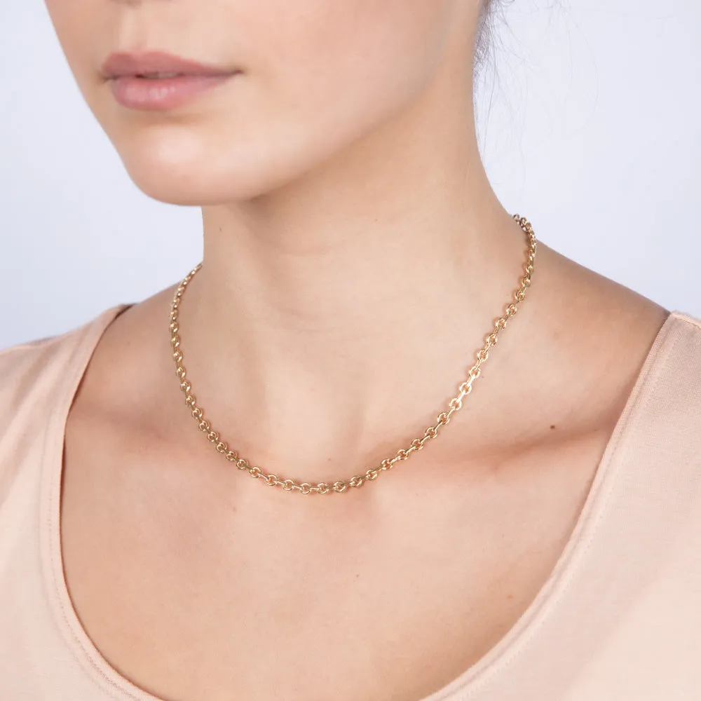 9ct Yellow Gold Belcher 45cm Chain Shiels