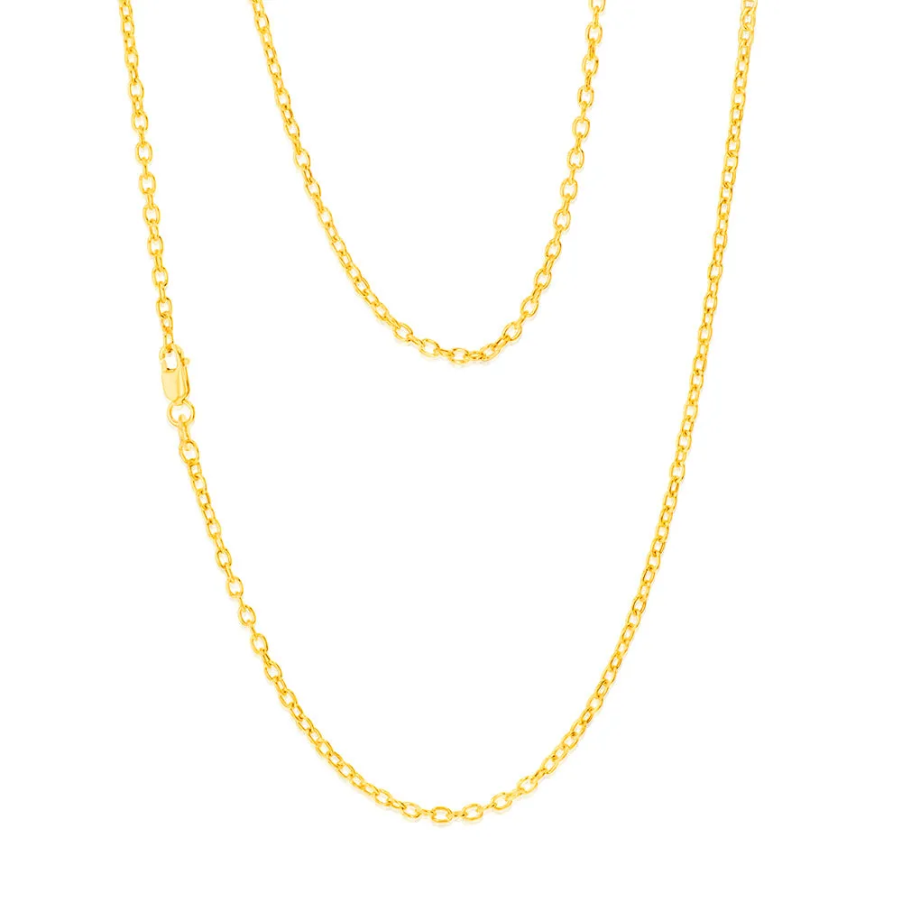 9ct Yellow Gold Belcher 60 Gauge 45cm Chain Shiels