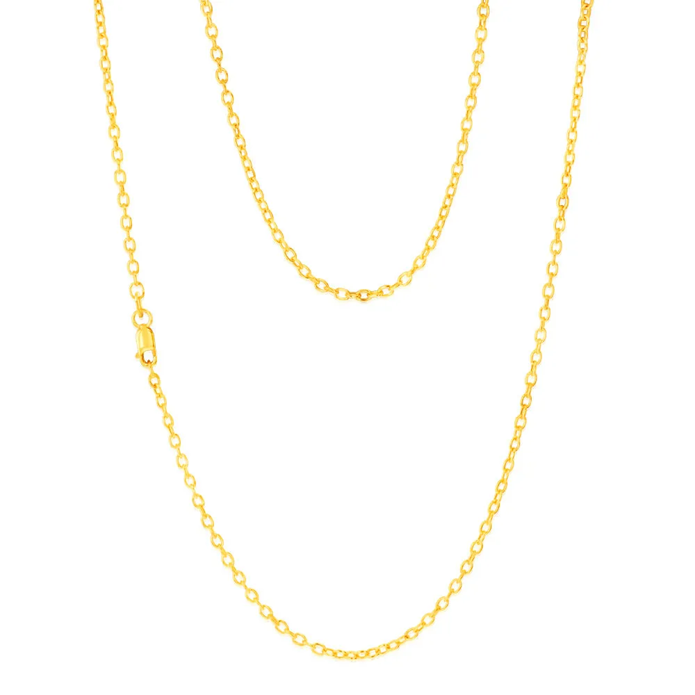 9ct Yellow Gold Belcher 60 Gauge 50cm Chain Shiels