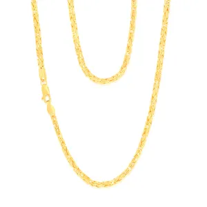 9ct Yellow Gold Byzantine 45cm Chain Shiels