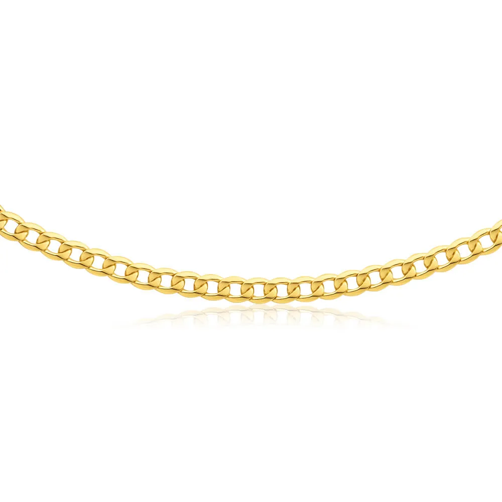 9ct Yellow Gold Copper Filled Curb Chain Shiels