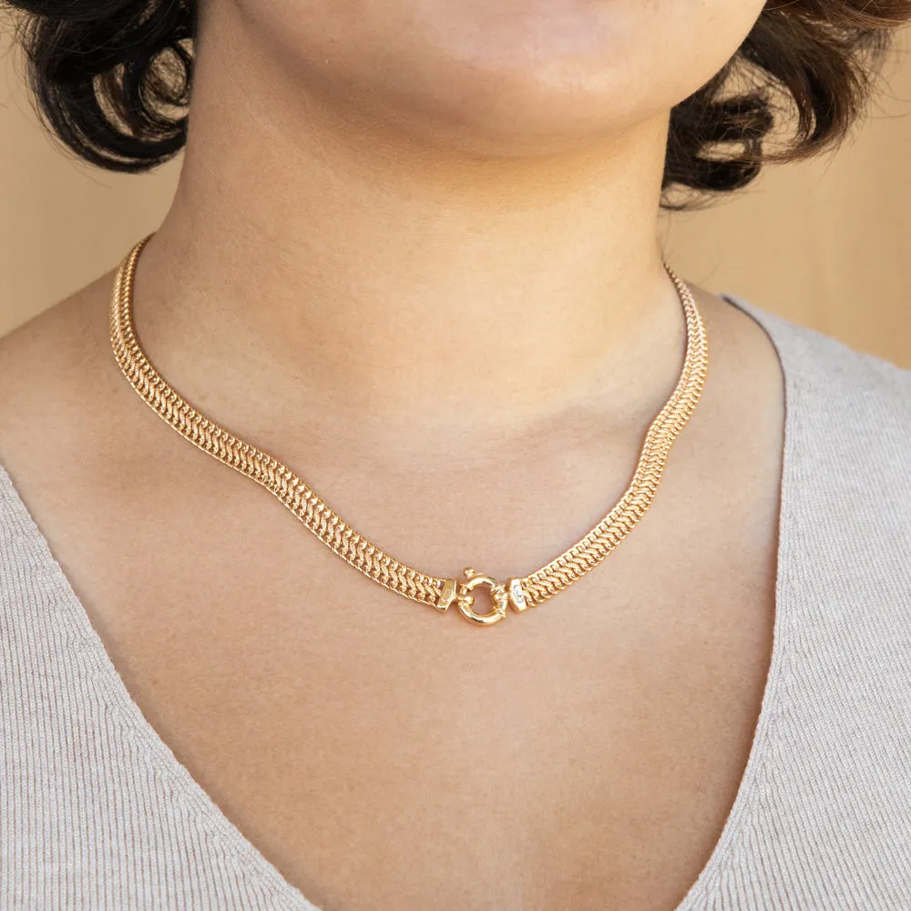 9ct Yellow Gold Copper Filled Mesh Chain Shiels