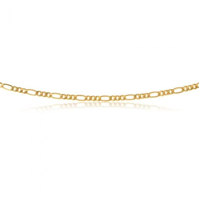 9ct Yellow Gold Copperfilled 50cm Figaro Chain Shiels