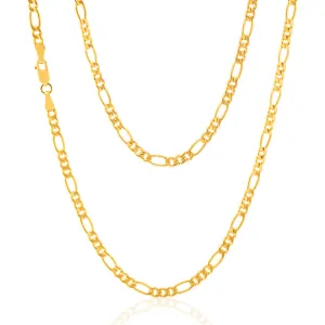 9ct Yellow Gold Copperfilled 55cm Figaro Chain Shiels