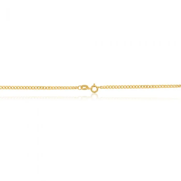 9ct Yellow Gold Curb 50cm 60 Gauge Chain Shiels