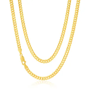 9ct Yellow Gold Curb Chain 45cm 90 Gauge Shiels