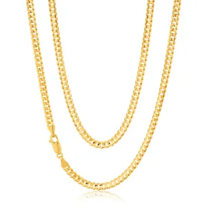 9ct Yellow Gold Curb Chain 50cm 90 Gauge Shiels