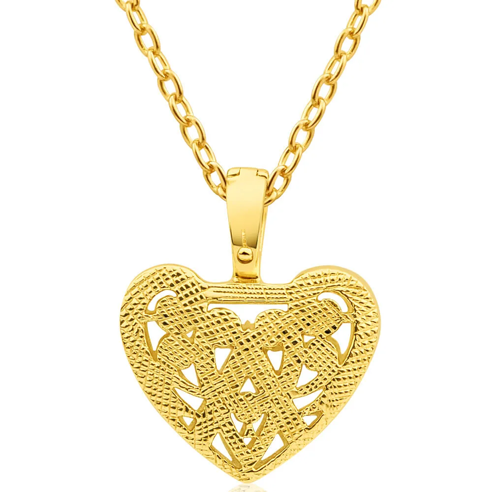 9ct Yellow Gold Delightful Diamond Pendant Shiels