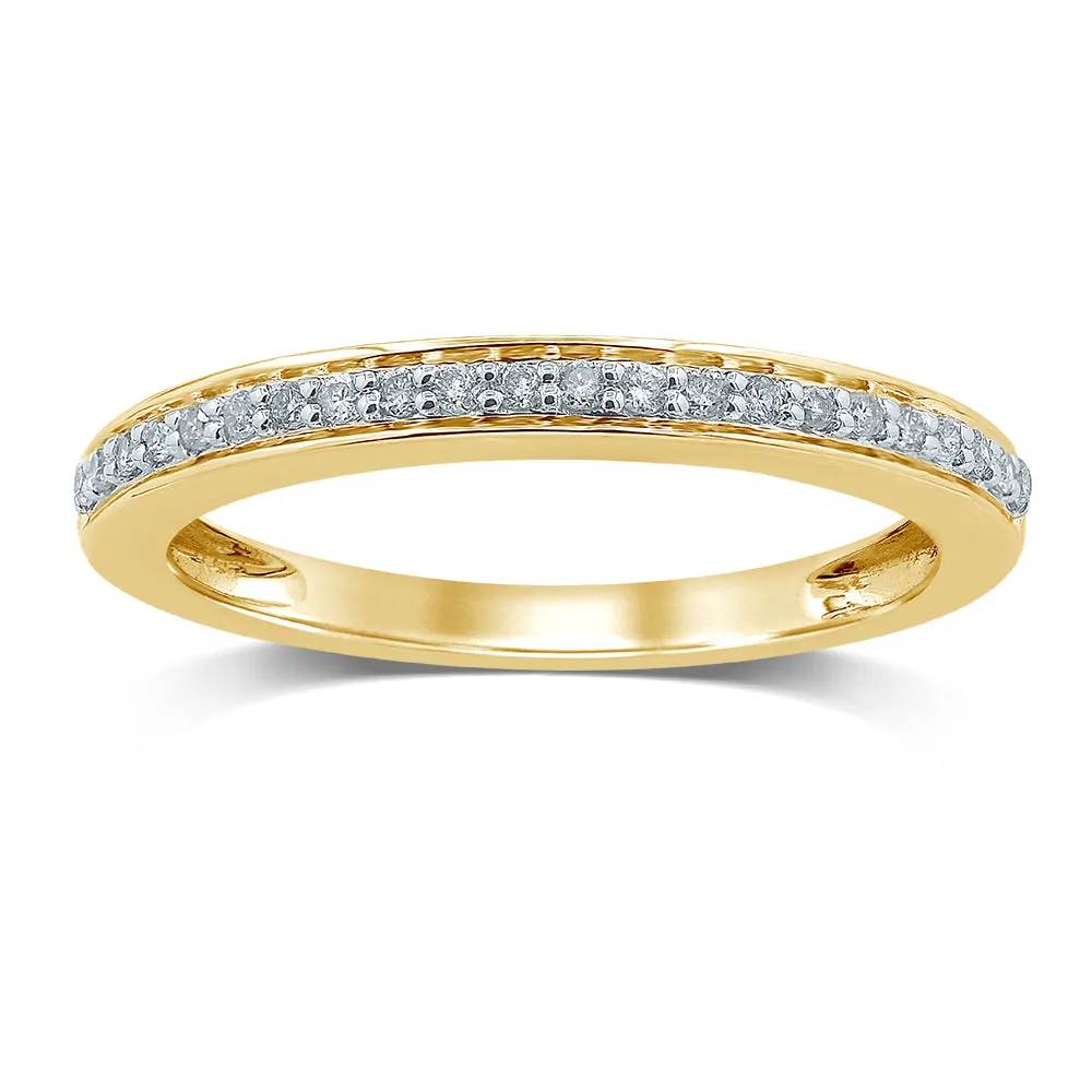 9ct Yellow Gold Diamond Eternity Ring with 22 Brilliant Diamonds Shiels