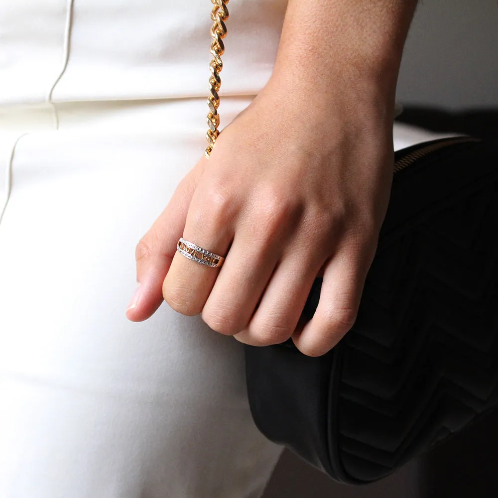 9ct Yellow Gold Diamond "I LOVE YOU" Ring Shiels