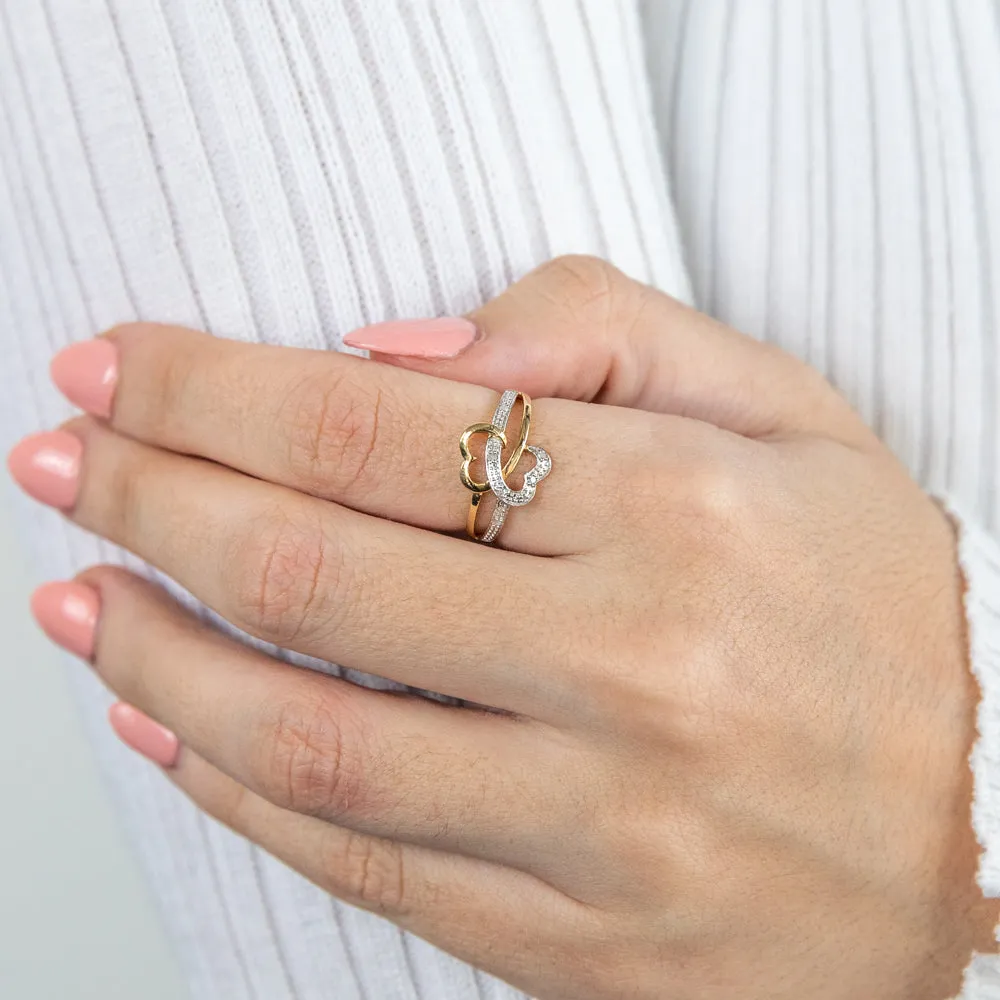 9ct Yellow Gold Diamond Ring Set With 6 Round Brilliant Diamonds Shiels
