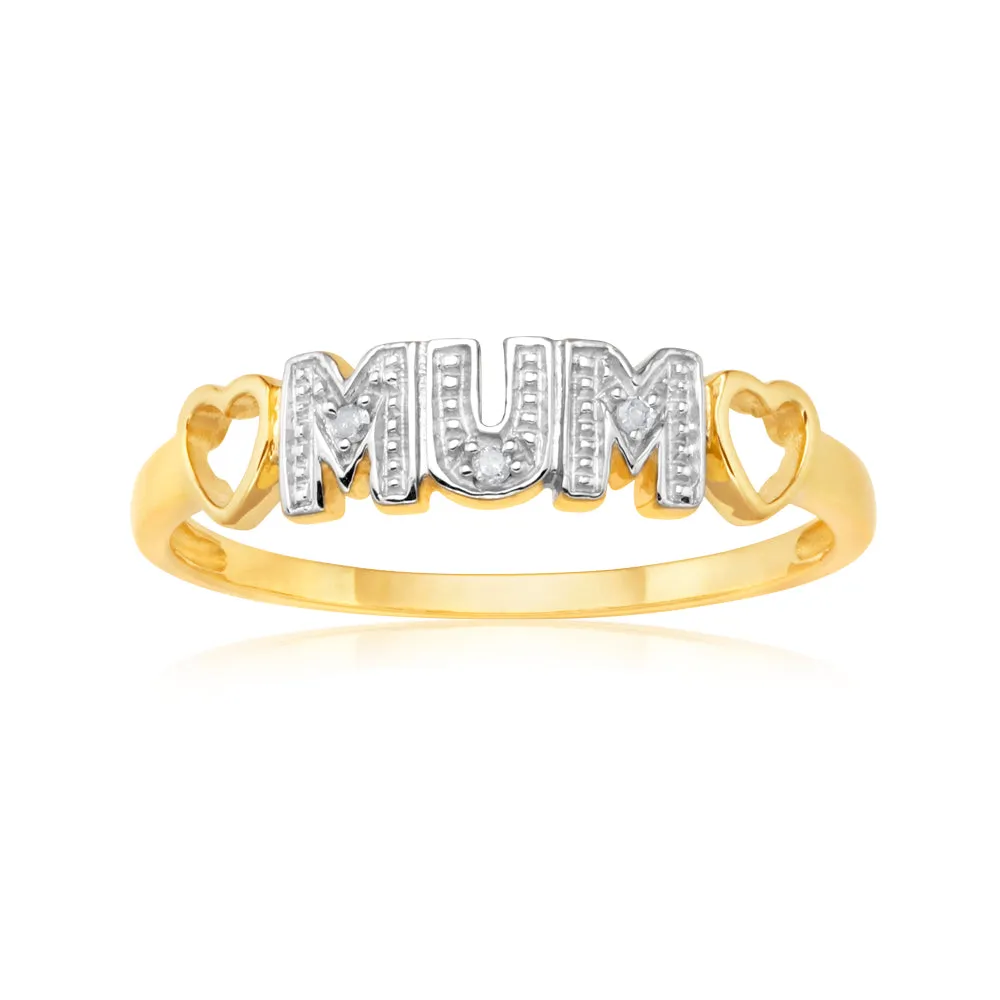9ct Yellow Gold Diamond Ring Set With Beautiful Brilliant Cut Diamonds Shiels