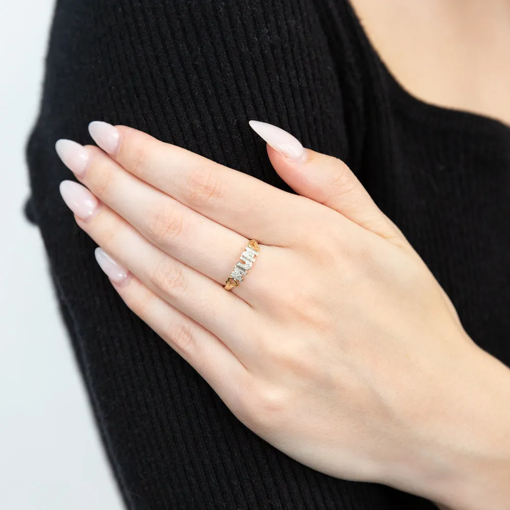 9ct Yellow Gold Diamond Ring Set With Beautiful Brilliant Cut Diamonds Shiels