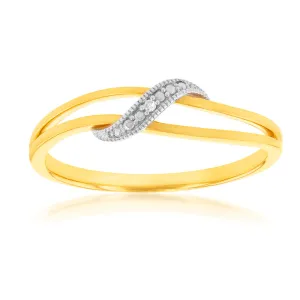 9ct Yellow Gold Diamond Ring Shiels