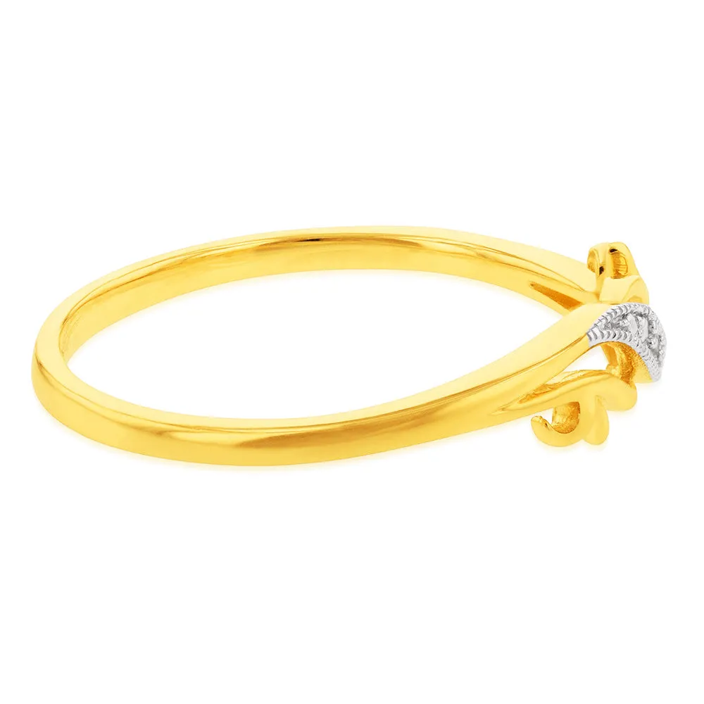 9ct Yellow Gold Diamond Ring Shiels