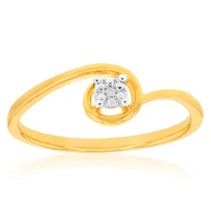9ct Yellow Gold Diamond Ring Shiels
