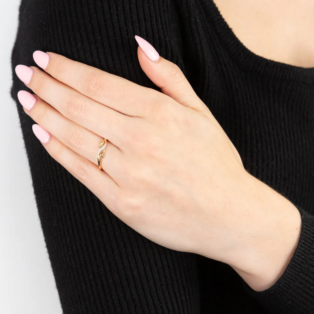 9ct Yellow Gold Diamond Ring Shiels