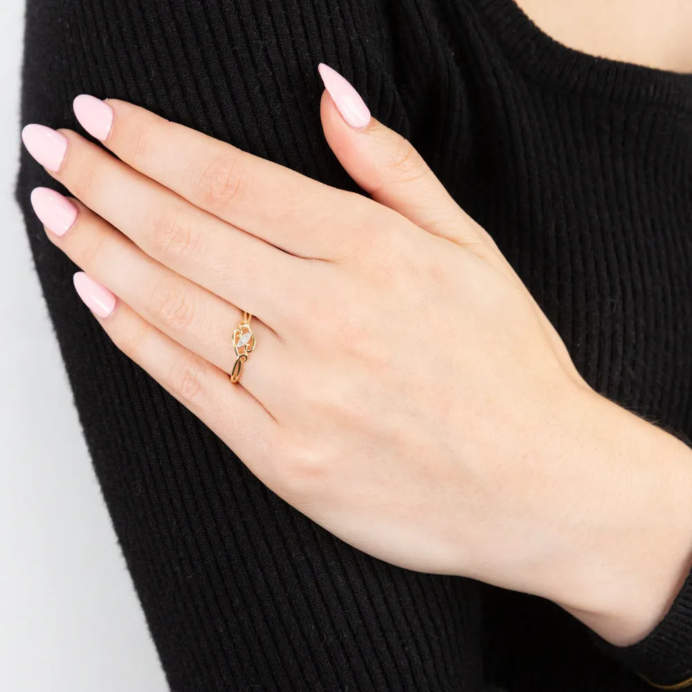 9ct Yellow Gold Diamond Ring Shiels