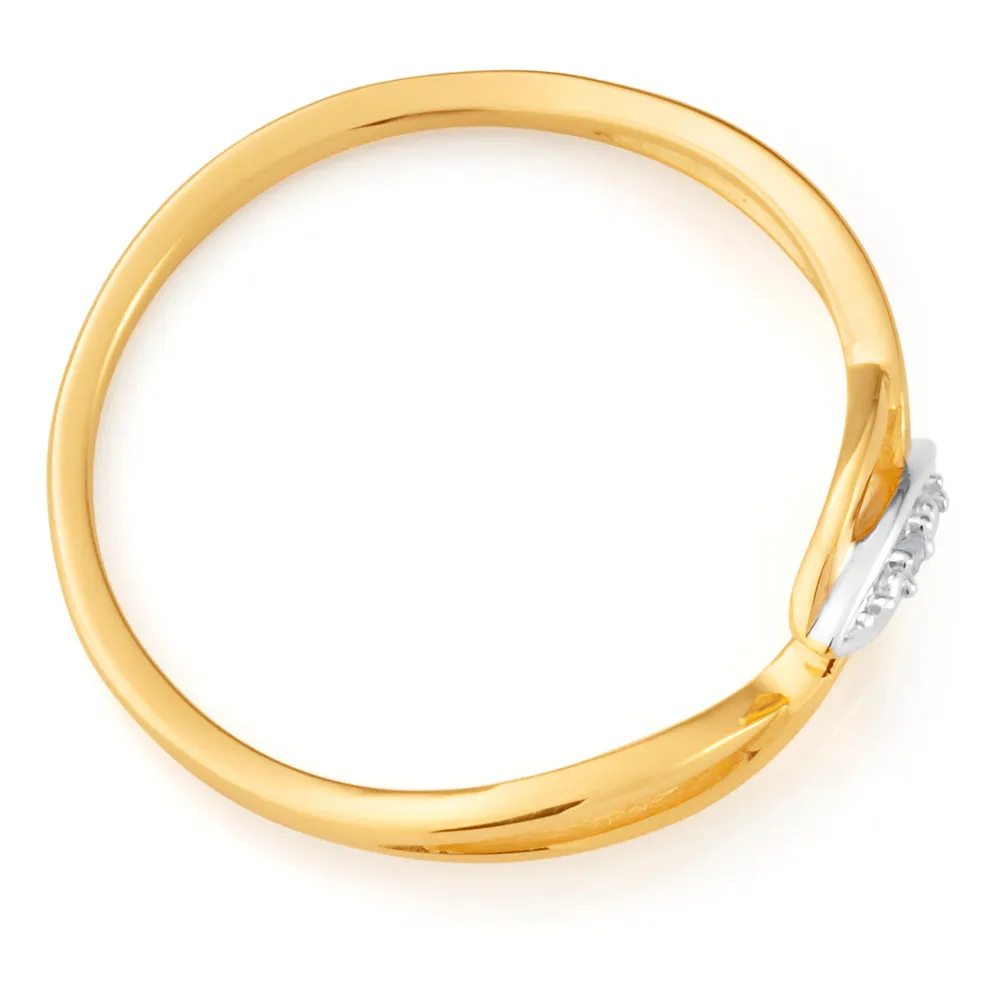 9ct Yellow Gold Diamond Ring with 1 Brilliant Cut Diamond Shiels