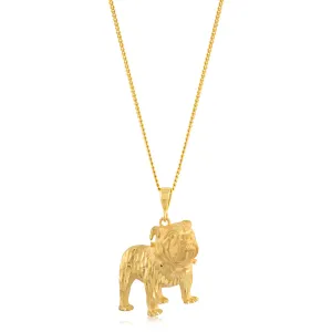 9ct Yellow Gold Dog Pendant Shiels