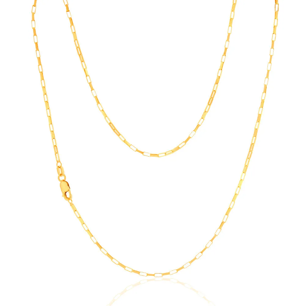 9ct Yellow Gold Fancy 26 Gauge 45cm Chain Shiels
