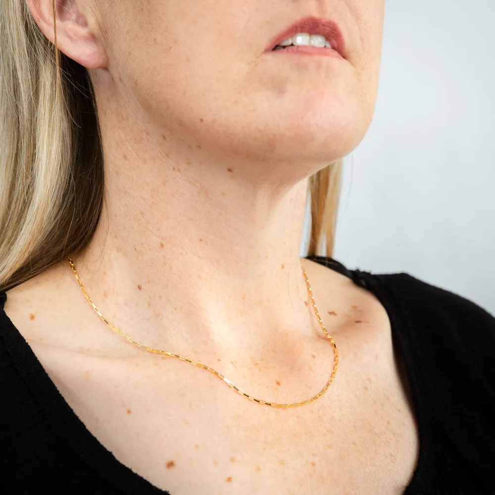 9ct Yellow Gold Fancy 26 Gauge 45cm Chain Shiels