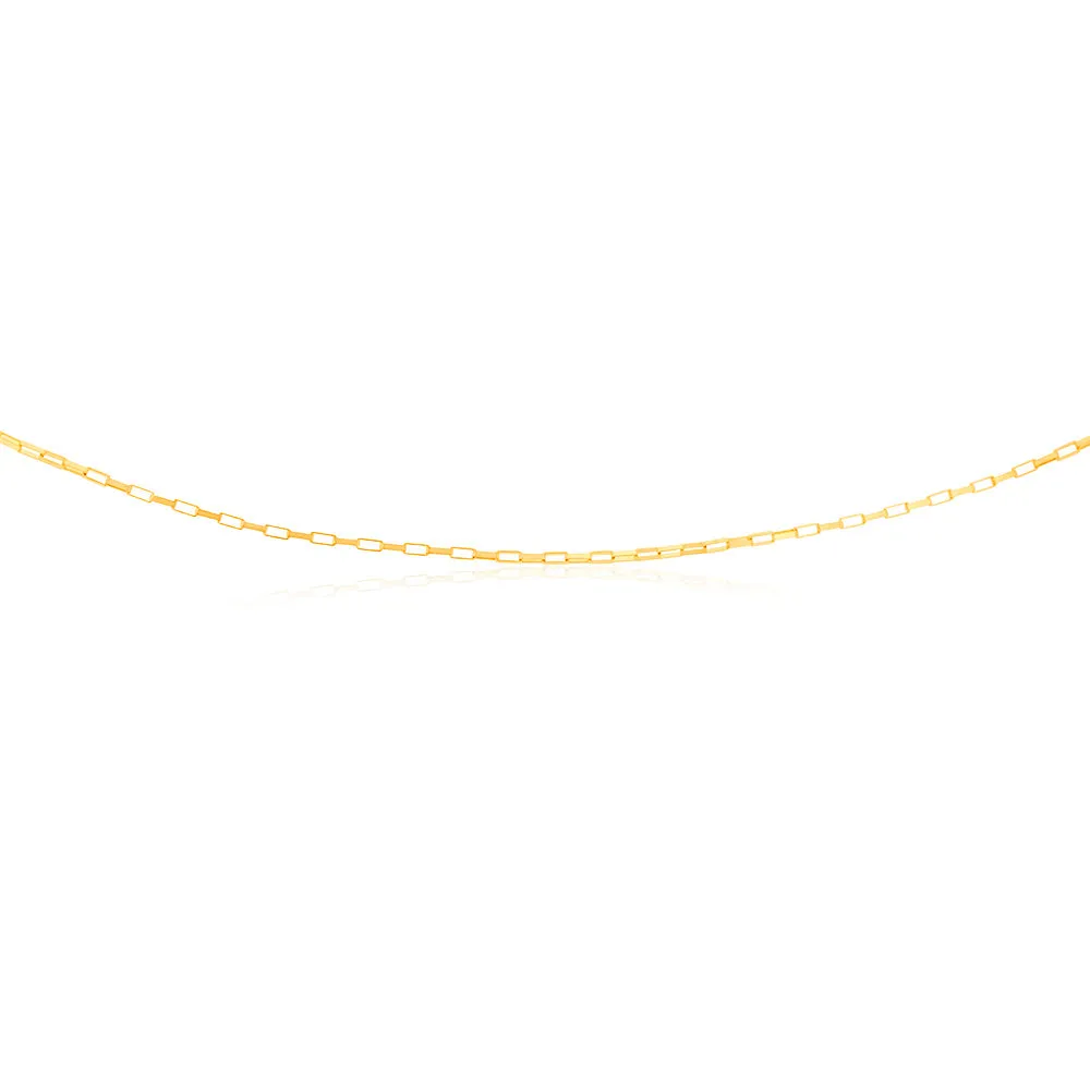 9ct Yellow Gold Fancy 26 Gauge 45cm Chain Shiels