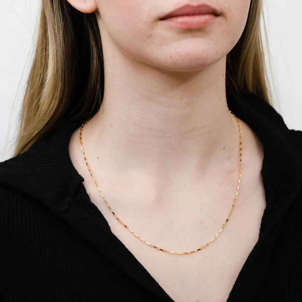 9ct Yellow Gold Fancy 26 Gauge 50cm Chain Shiels