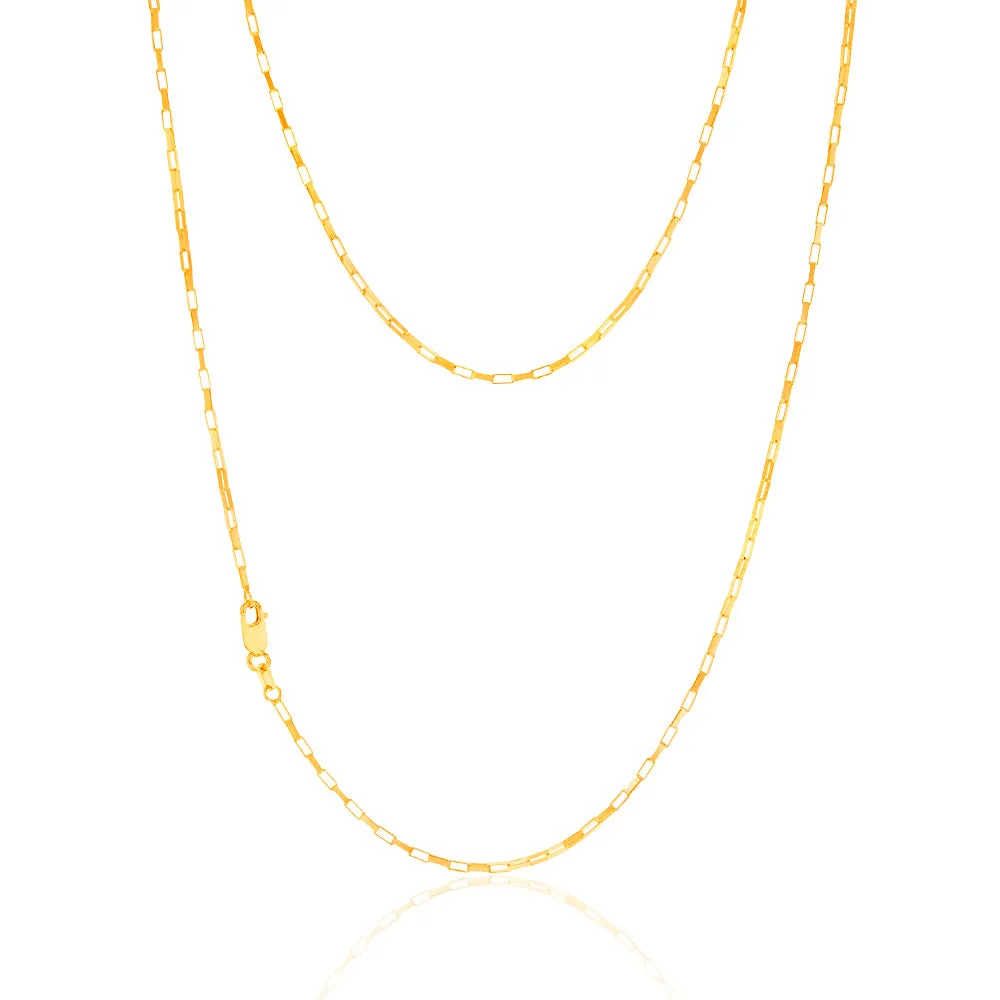 9ct Yellow Gold Fancy 26 Gauge 50cm Chain Shiels