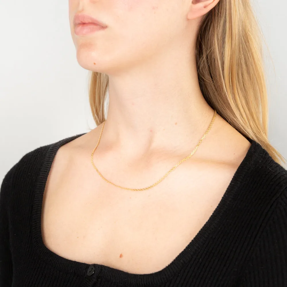 9ct Yellow Gold Fancy 45cm Chain Shiels