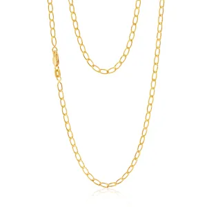 9ct Yellow Gold Filled 45cm Curb Chain Shiels