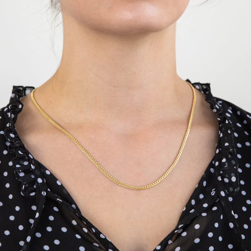 9ct Yellow Gold Filled 50cm Curb Chain Shiels