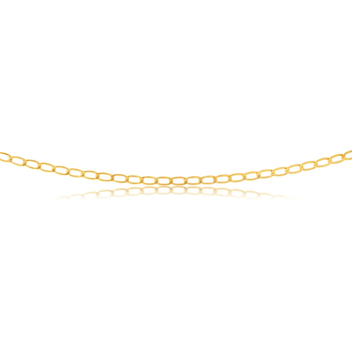 9ct Yellow Gold Filled 50cm Curb Chain Shiels