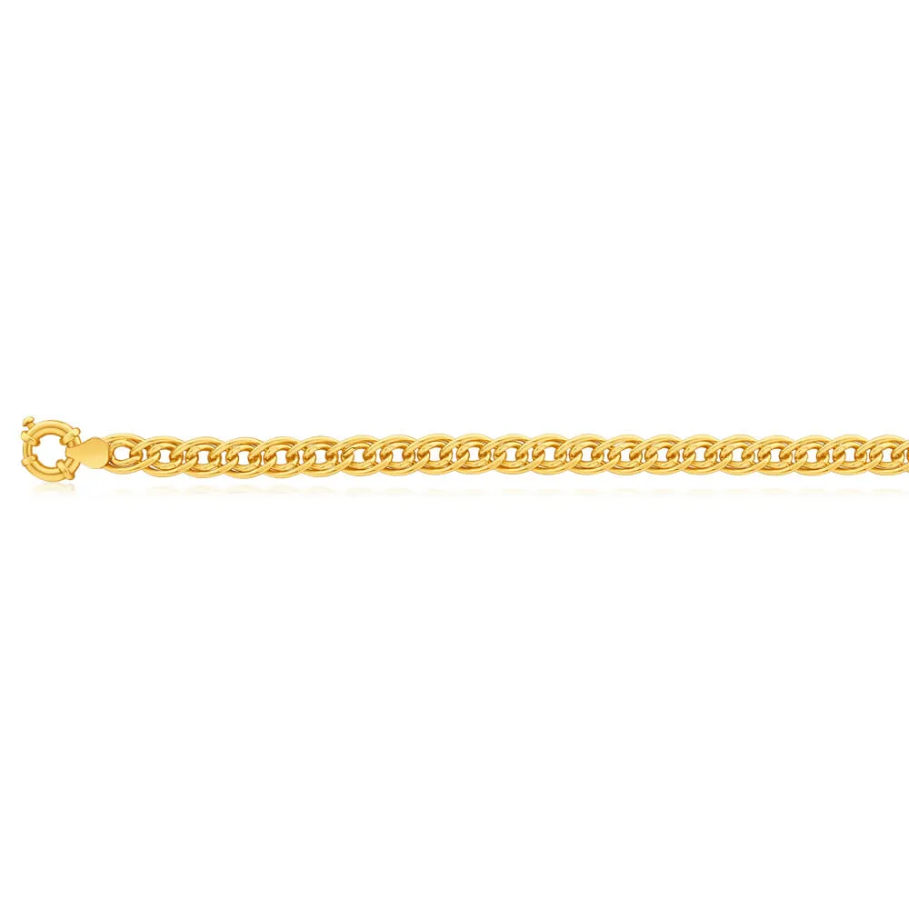 9ct Yellow Gold Filled Double Curb 45cm 140 Gauge Chain Shiels