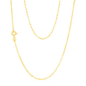9ct Yellow Gold Fine Trace 35 Gauge 45cm Chain Shiels