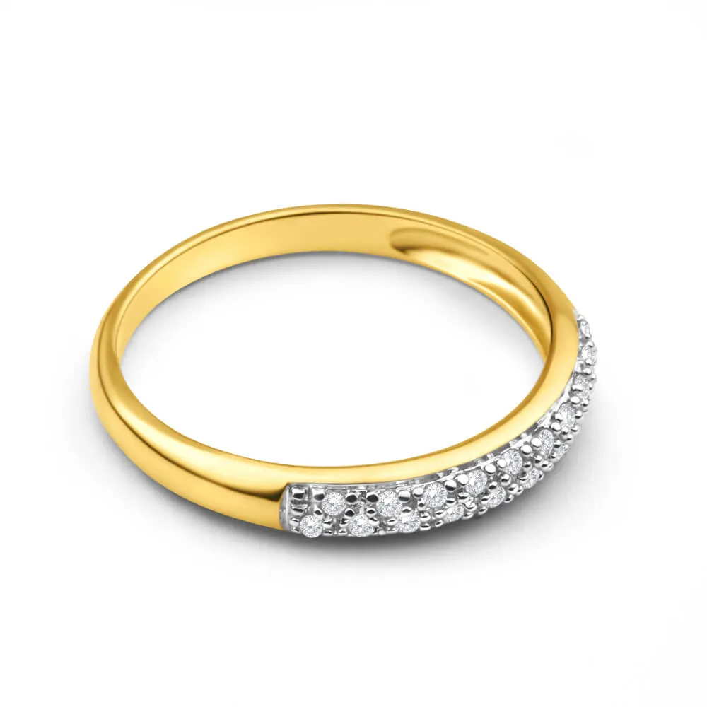 9ct Yellow Gold Impressive Diamond Ring Shiels