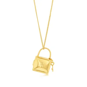 9ct Yellow Gold Lock And Key Locket Pendant Shiels