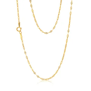 9CT Yellow Gold Mini Flat Rambo 45cm Chain Shiels