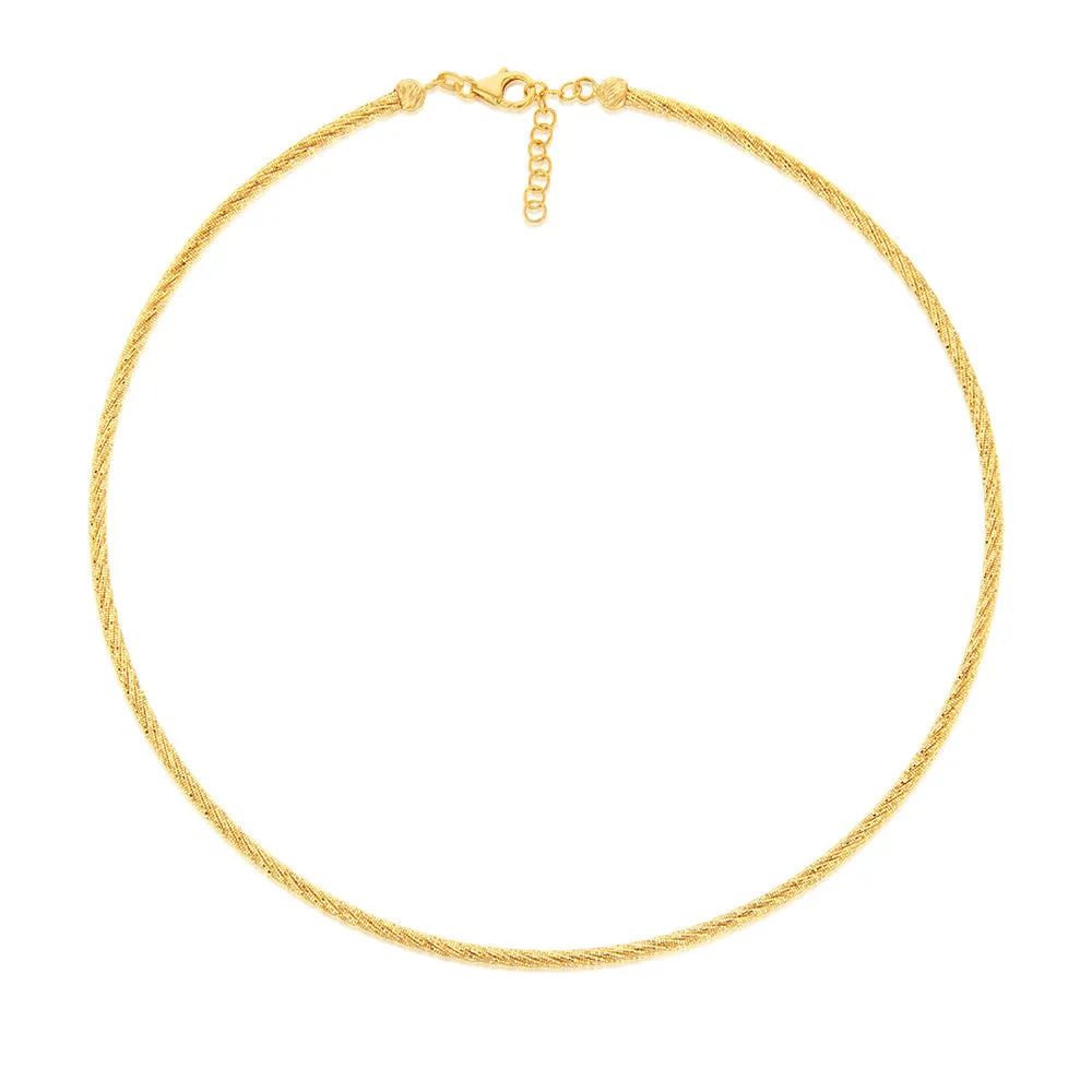 9ct Yellow Gold Omega 45cm Chain Shiels