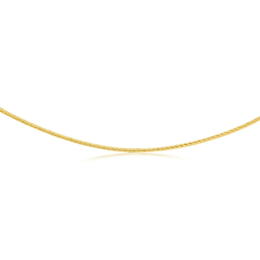 9ct Yellow Gold Omega 45cm Chain Shiels